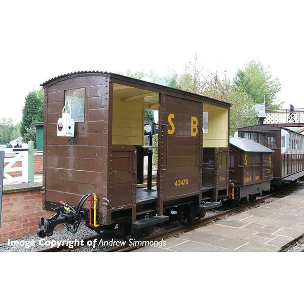 BACHMANN NARROW GAUGE OO9 RNAD Open-End Brake Van Statfold