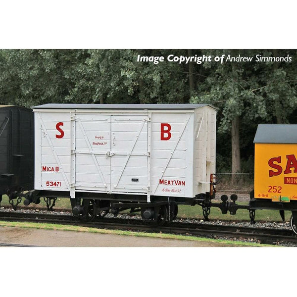 BACHMANN NARROW GAUGE OO9 RNAD Van Statfold Barn Railway White