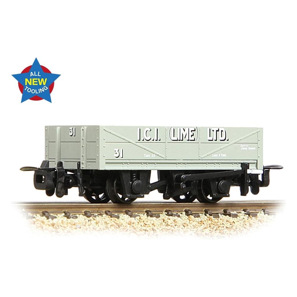 BACHMANN NARROW GAUGE OO9 RNAD Rebuilt Open Wagon 'ICI Buxton Lime'