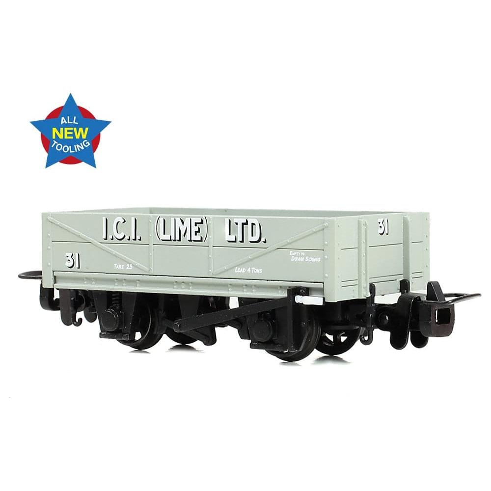 BACHMANN NARROW GAUGE OO9 RNAD Rebuilt Open Wagon 'ICI Buxton Lime'