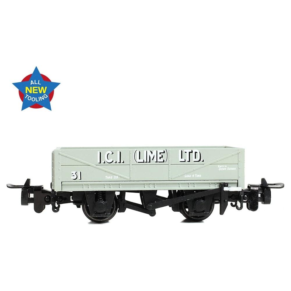 BACHMANN NARROW GAUGE OO9 RNAD Rebuilt Open Wagon 'ICI Buxton Lime'