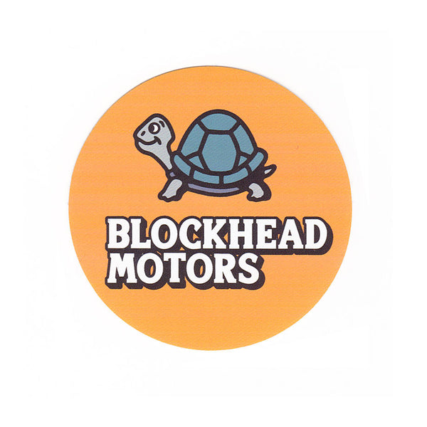 BLOCKHEAD MOTORS Original Round Sticker