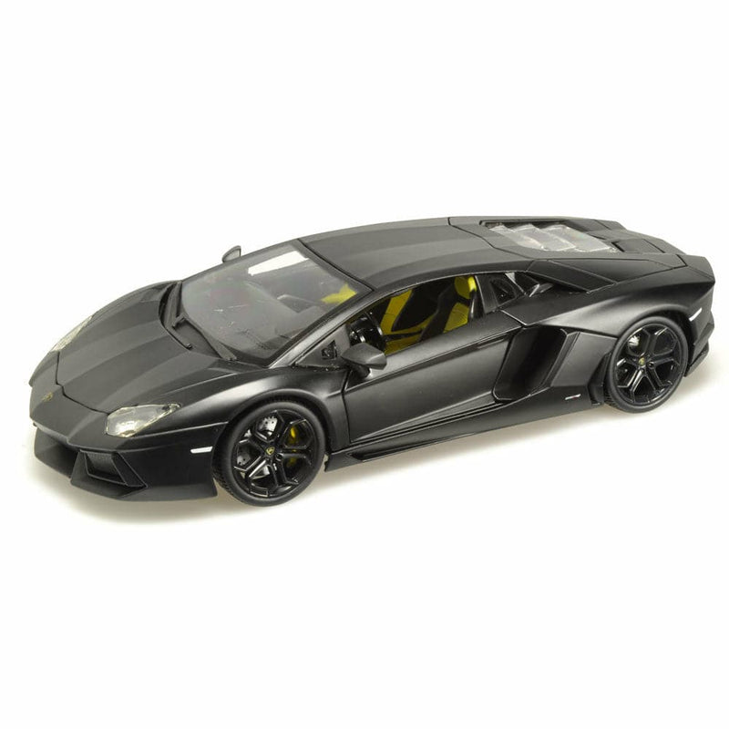 BBURAGO 1/18 Lamborghini Aventador LP700-4 Matt Black