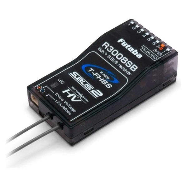 FUTABA Receiver R3008SB 2.4G for 10J T-FHSS 10ch+ (FUTR3008