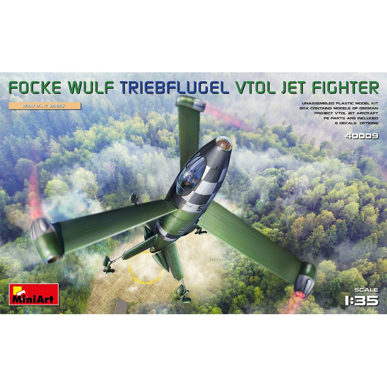 MINIART 1/35 Focke Wulf Triebflugel (VTOL) Jet Fighter