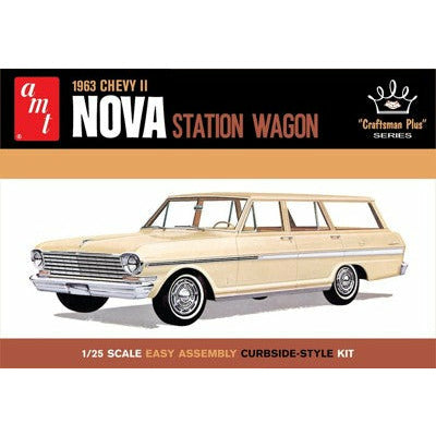 AMT 1/25 1963 Chevy II Nova Station Wagon Craftsman Plus Series