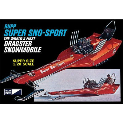 MPC 1/20 Rupp Super Sno-Sport Snow Dragster Plastic Model Kit