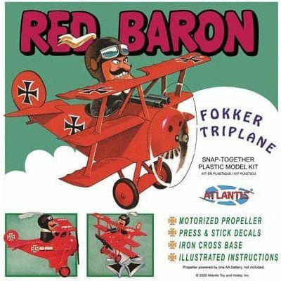 ATLANTIS Red Baron Fokker Triplane (Snap)