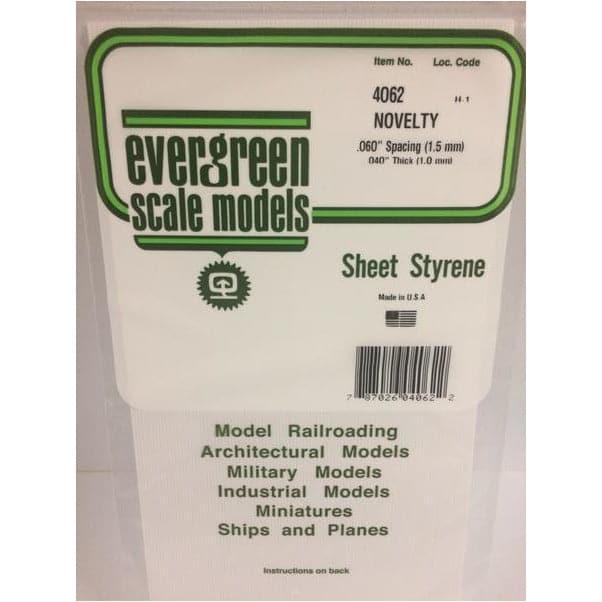 EVERGREEN 4062 1mm Thick 15 x 30cm Siding Sheet Novetly .0