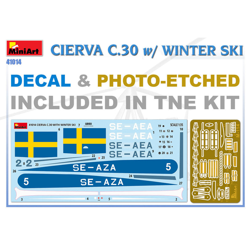 MINIART 1/35 Cierva C.30 with Winter Ski