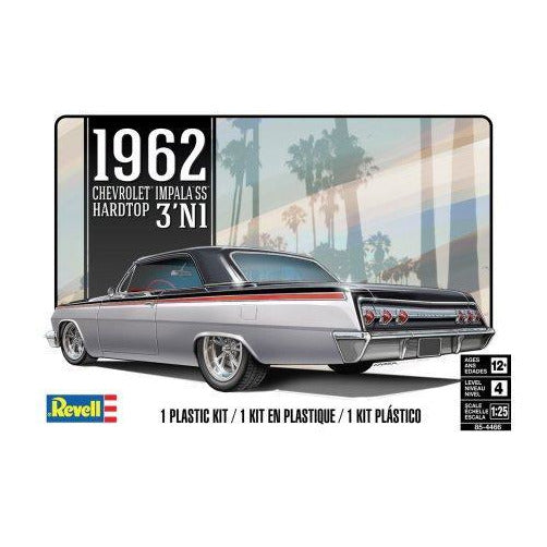 REVELL 1/25 62 Chevy Impala Hard Top 3 in 1