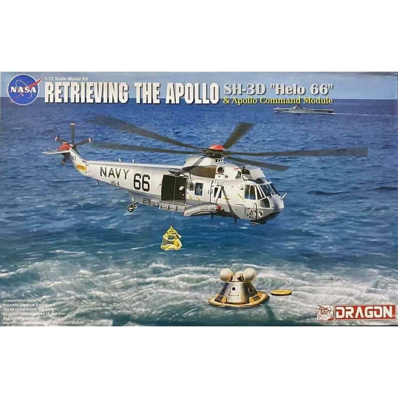 DRAGON 1/72 "Retirieving the Apollo" SH-3D "Helo 66" & Apollo Command Module