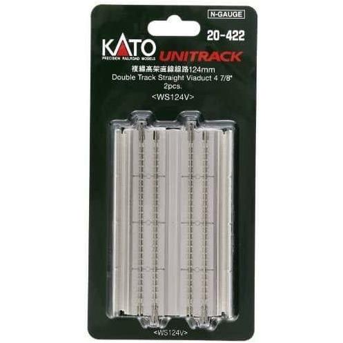 KATO N Unitrack Double Track Straight Viaduct 124mm (2)