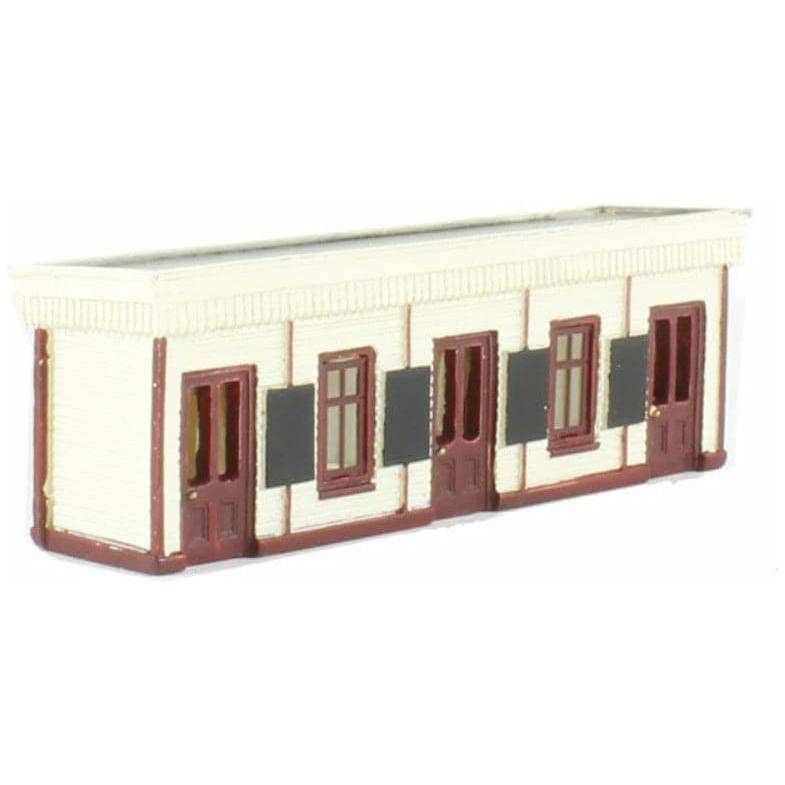 SCENECRAFT N  Wooden Station Booking Office 77mm x 21mm x 25mm - Hearns Hobbies Melbourne - SCENECRAFT