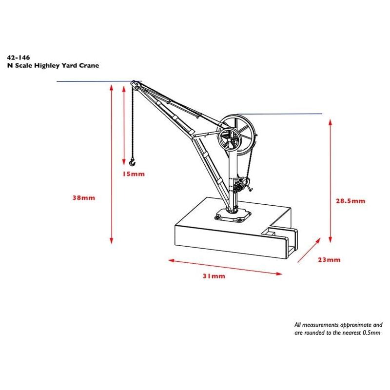 GRAHAM FARISH Scenecraft N Yard Crane