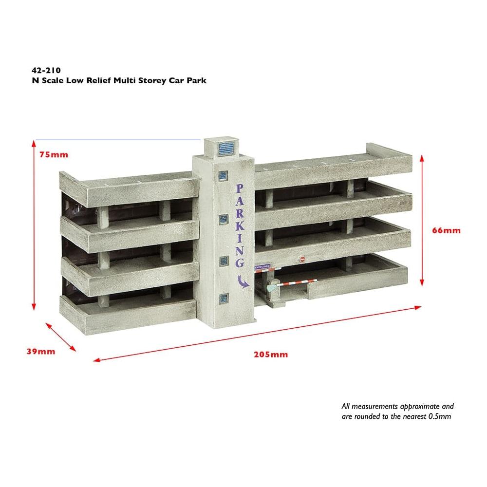 GRAHAM FARISH Scenecraft N Low Relief Multi Storey Car Park