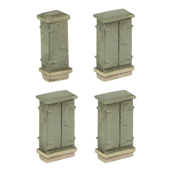 GRAHAM FARISH Scenecraft N Lineside Cabinets (x4)