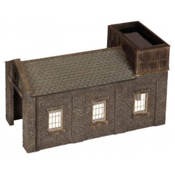SCENECRAFT OO Stone Engine Shed with Tank