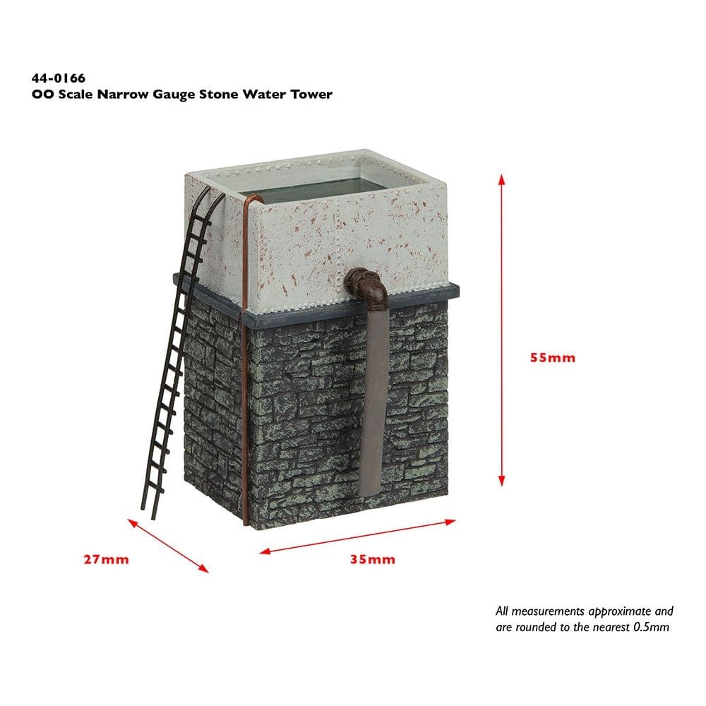 SCENECRAFT Narrow Gauge (OO9) Stone Water Tower