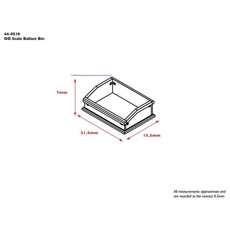SCENECRAFT OO Ballast Bins (x2)
