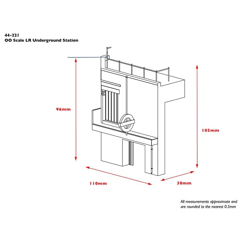 SCENECRAFT OO Low Relief Underground Station