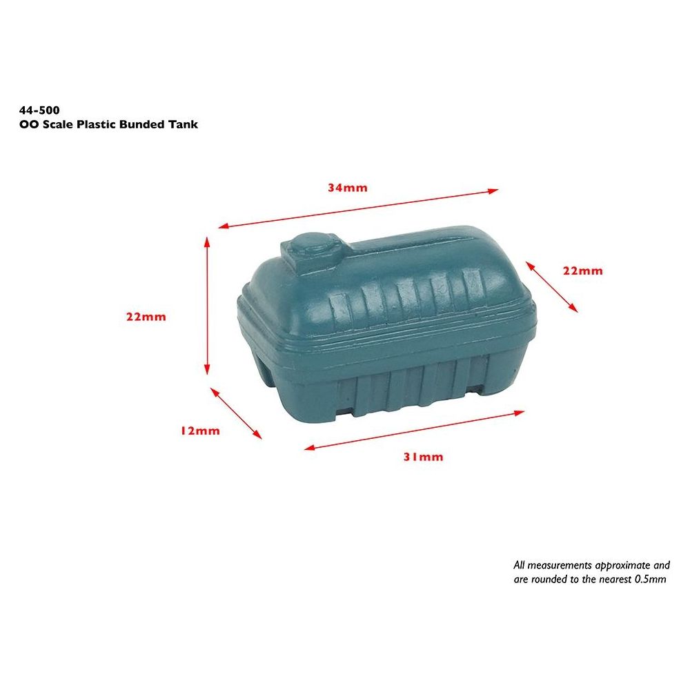 SCENECRAFT OO Plastic Bunded Tanks (x2)