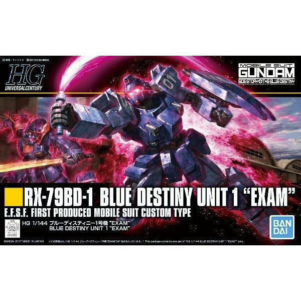 BANDAI 1/144 HGUC Blue Destiny Unit 1 "Exam"