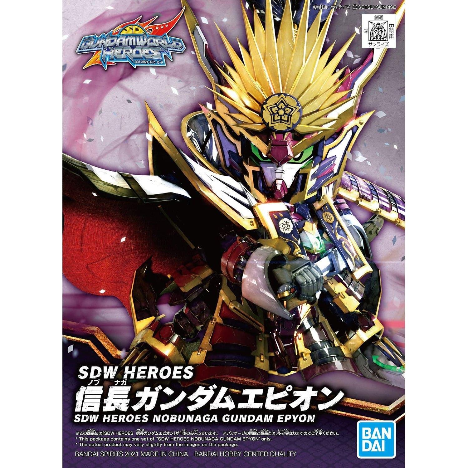 BANDAI SDW Heroes Nobunaga Gundam Epyon