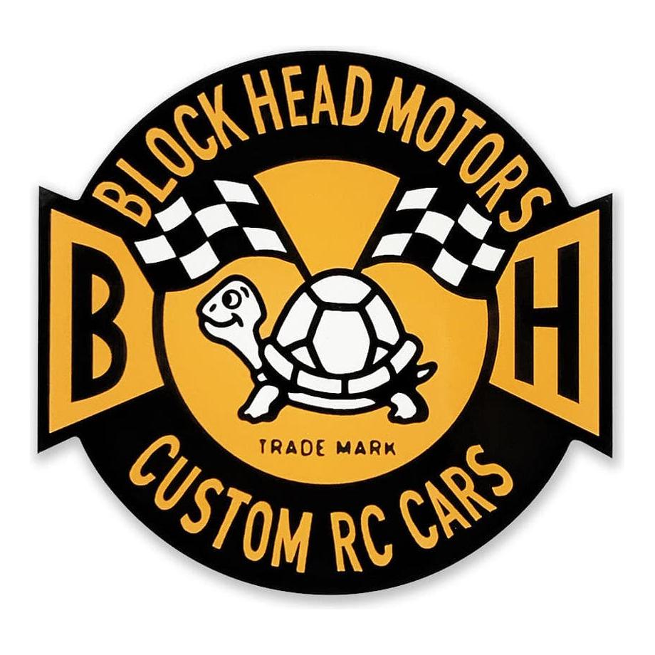 BLOCKHEAD MOTORS Emblem Sticker