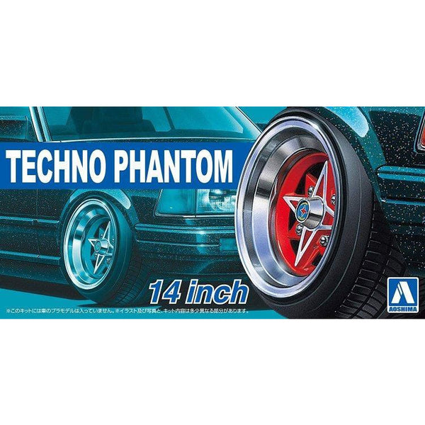 AOSHIMA 1/24 Tuned Parts Techno-Phantom 14 Inch