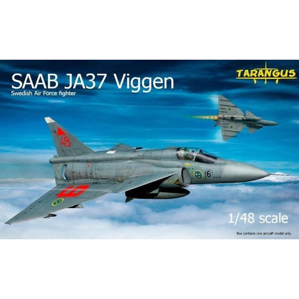 TARANGUS 1/48 SAAB JA37 Viggen Swedish Air Force Fighter