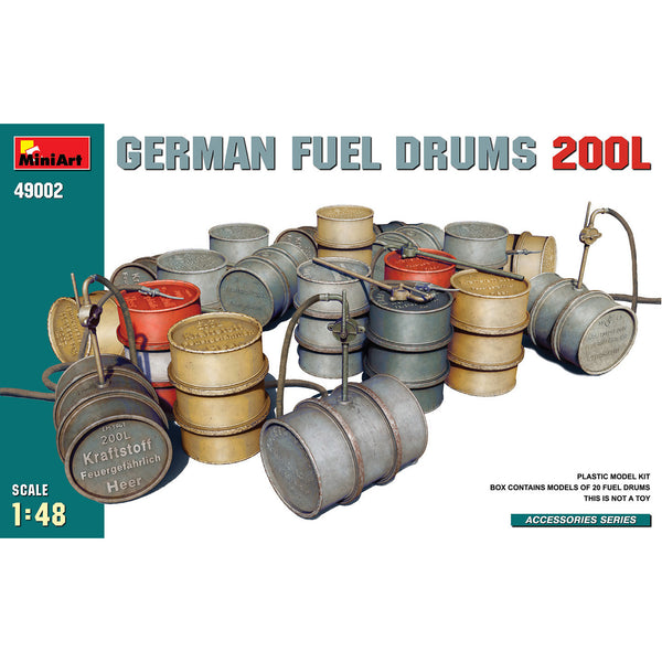 MINIART 1/48 German Fuel Drums 200L
