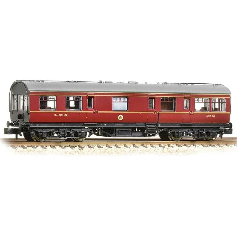 GRAHAM FARISH LMS 50ft Inspection Saloon LMS Lined Crimson