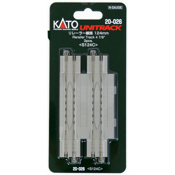 KATO N Unitrack Rerailer Track 124mm (2 Pack)