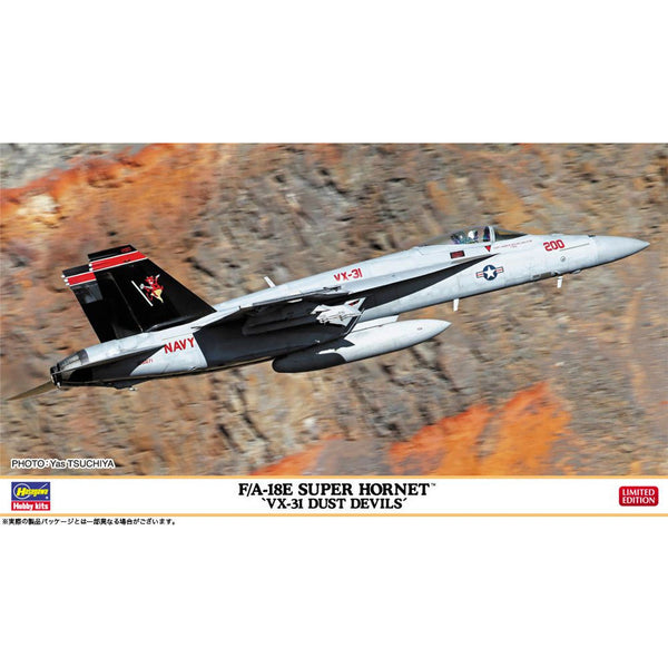 HASEGAWA 1/72 F/A-18E Super Hornet "VX-31 Dust Devils" (Patch included)