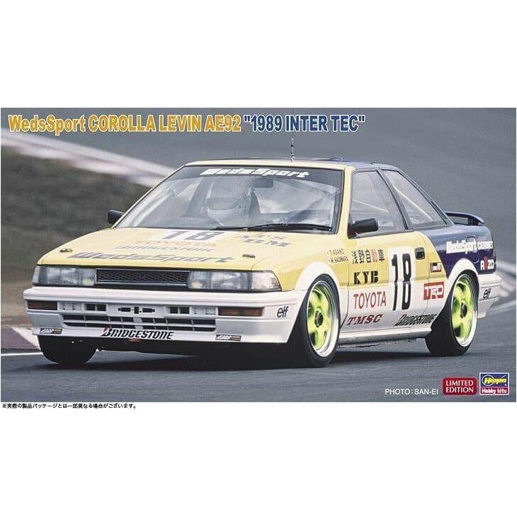 HASEGAWA 1/24 WedsSport Corolla Levin AE92 "1989 Inter Tec"