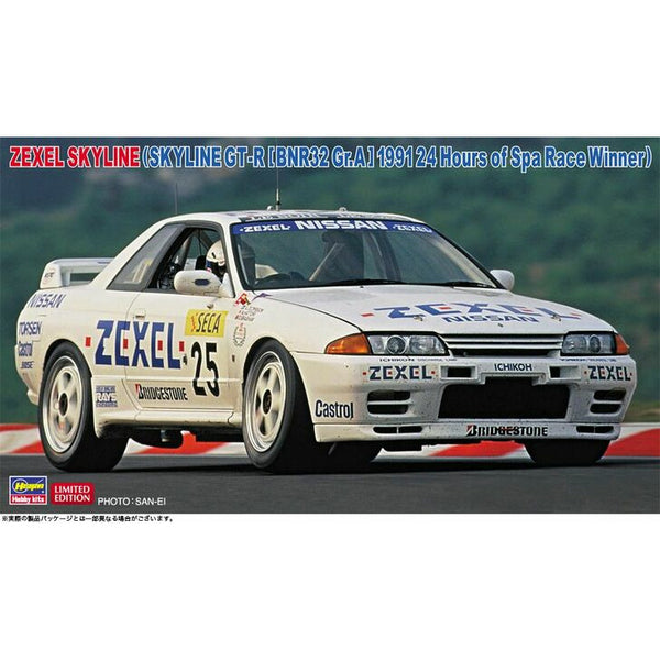 HASEGAWA 1/24 Zexel Skyline (Skyline GT-R [BNR32 Gr.A] 1991 24 Hours of Spa Race Winner)
