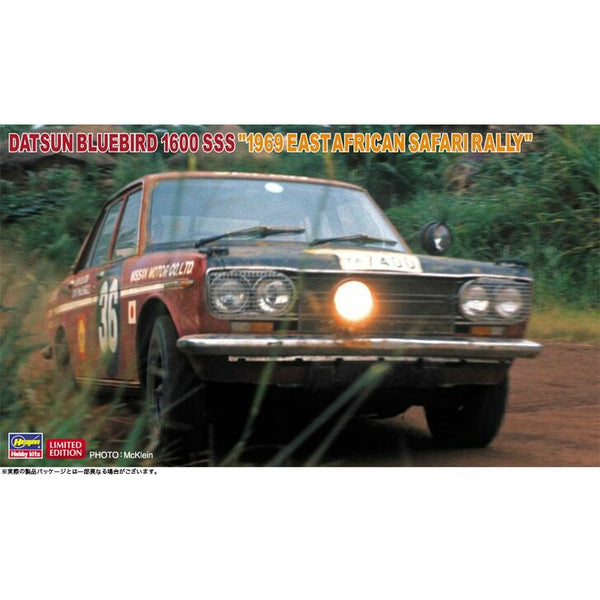 HASEGAWA 1/24 Datsun Bluebird 1600 SSS "1969 East African Safari Rally"