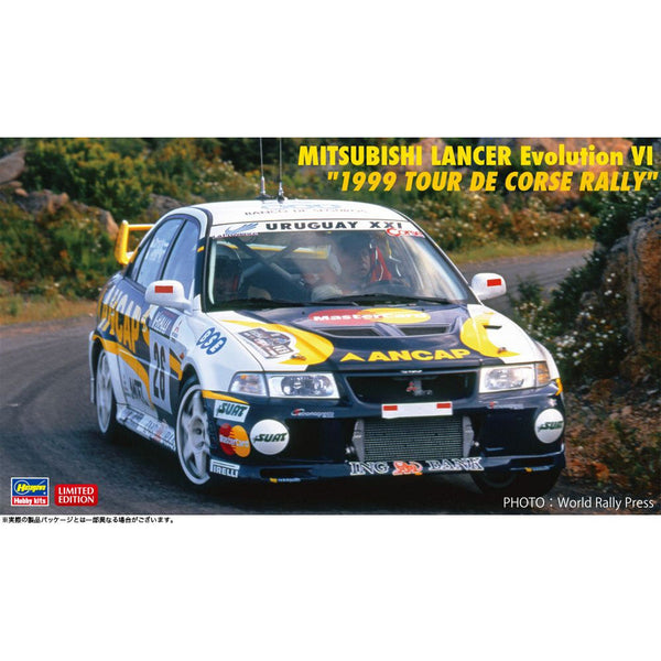 HASEGAWA 1/24 Mitsubishi Lancer Evolution VI "1999 Tour De Corse Rally"