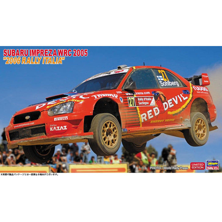 HASEGAWA 1/24 Subaru Impreza WRC 2005 "2006 Rally Italia"