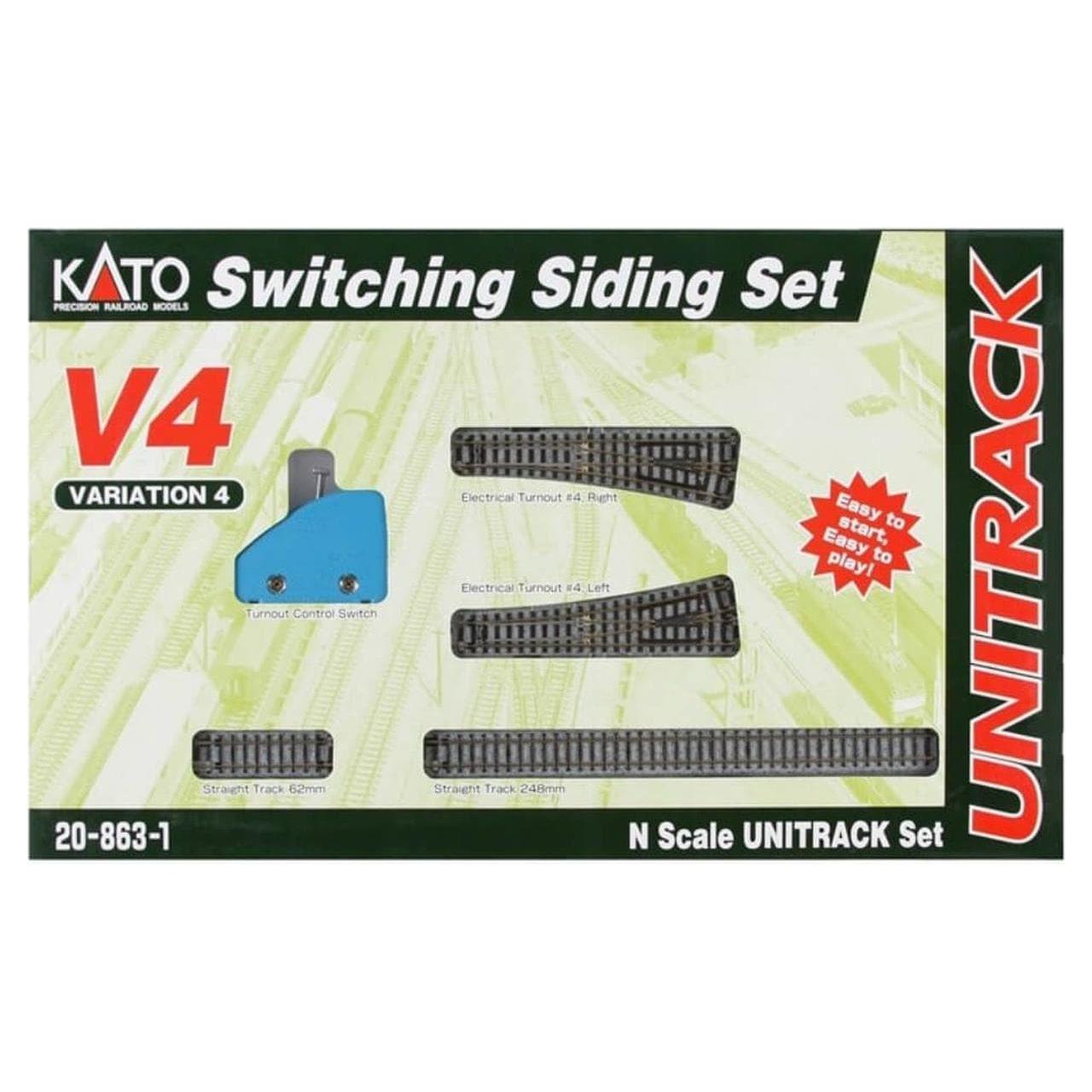 KATO N Unitrack Switching Siding Set V4