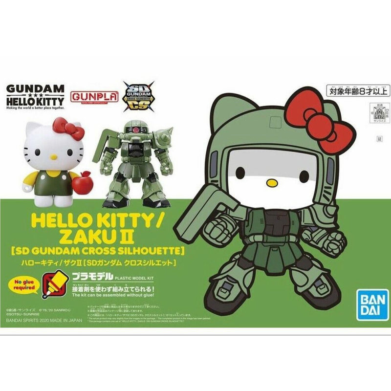 BANDAI Hello Kitty/Zaku II [SD Gundam Cross Silhouette]