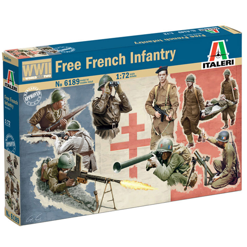 ITALERI 1/72 Free French Infantry WWII