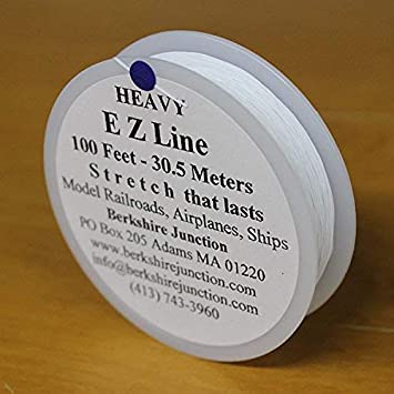 EZ LINE Elastic Polymer White (Heavy) 30 Metres