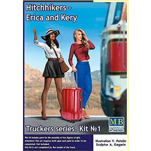 MASTER BOX 1/24 Truchers Series: Hitchhikers -  Erica and Kery