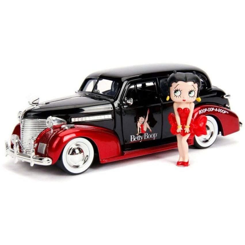 JADA 1/24 Betty Boop w/1939 Chevy Master Deluxe Movie