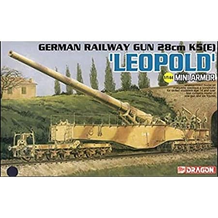 DRAGON 1/144 German 28cm K5(E) Leopold