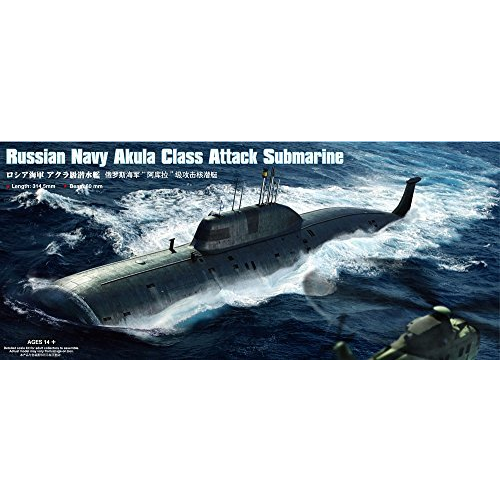 HOBBY BOSS 1/350 Russian Navy Akula Class Attack Submarine