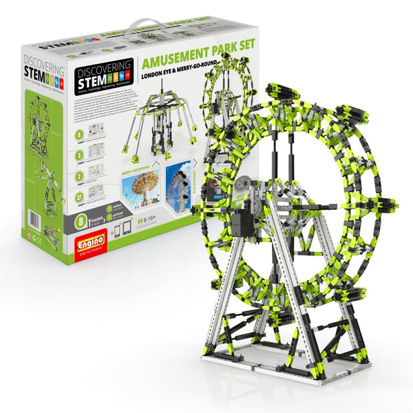 ENGINO STEM Amusement Park Set: London Eye And Ferris Wheel