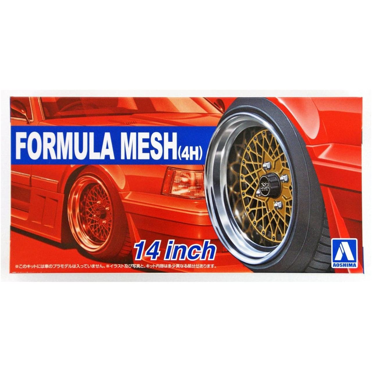 AOSHIMA 1/24 Tuned Parts Formula Mesh (4H) 14 Inch